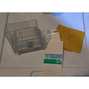 Lot of 6 Floppy Disk Drives 3.5" Vintage Games Labels Case Untested Sim City +++